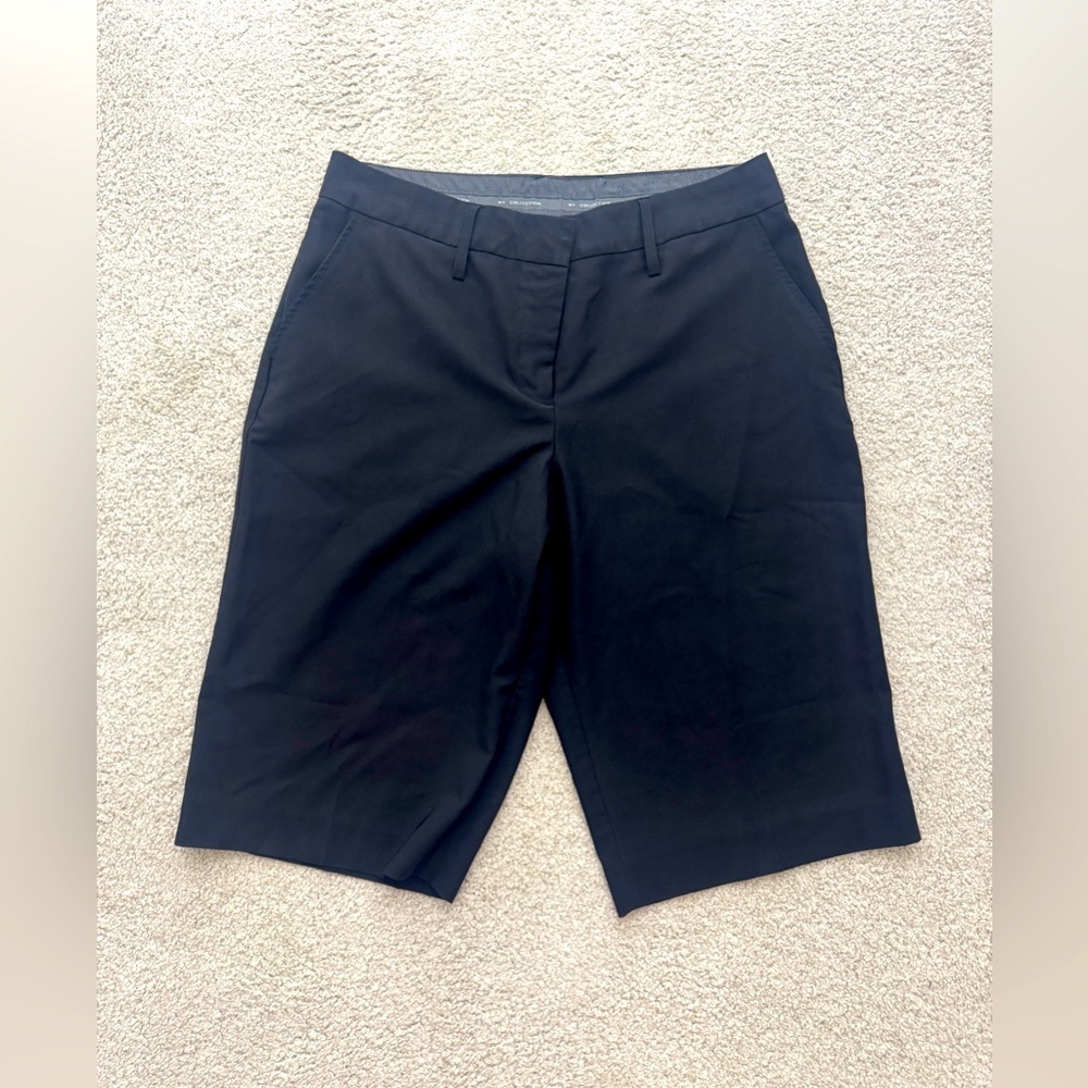 NY Collection  Black Women's Wide Leg Capris